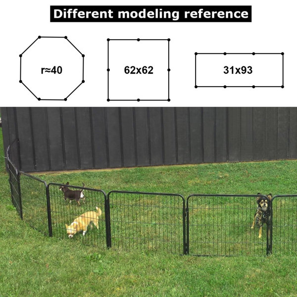 Dog exercise cheap fence